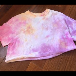 Tie died top